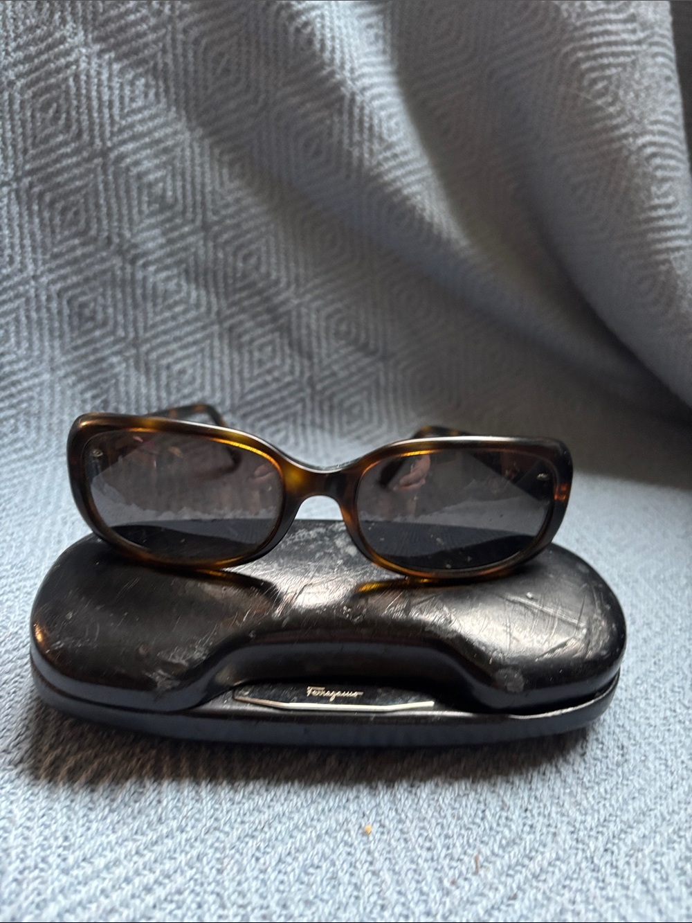 Salvatore Ferragamo Tortoiseshell Brown Women's Sunglasses